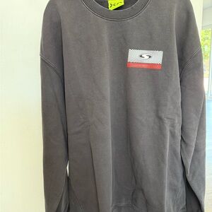 Supervsn Men's black Crewneck Sweater